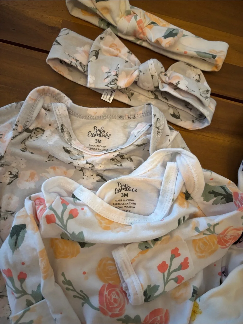 Carter's Baby Pajama Bundle — White, Pink, Yellow, Green, Peach